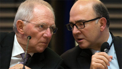 Schäuble y Moscovici