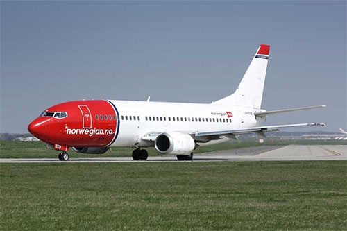 avión de la compañía Norwegian Air Shuttle