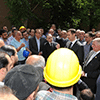 El presidente sirio visita una Estación Eléctrica en Damasco
