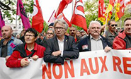 Contra la reforma de las pensiones en Francia