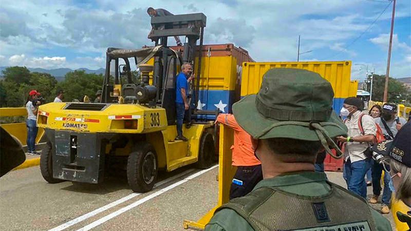 Venezuela reabre la frontera comercial con Colombia bajo estrictas medidas de bioseguridad