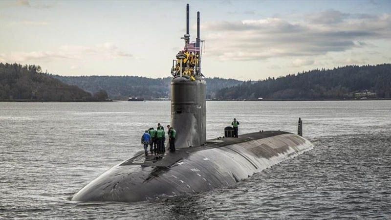 La misteriosa colisión del submarino nuclear de EEUU en Indo-Pacífico que causó 11 heridos