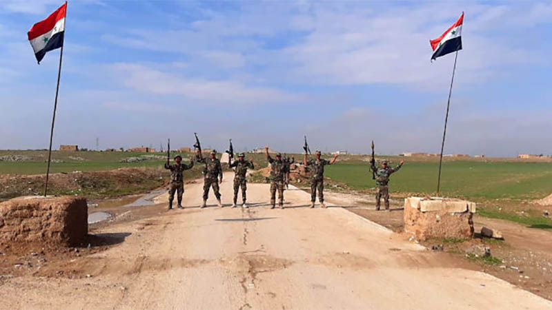 El Ejército sirio bloquea el paso de un convoy de EEUU en la provincia de Al-Hasaka