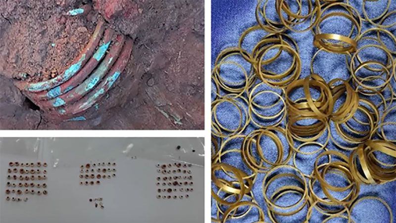 Descubren una tumba prehistórica con 169 anillos de oro en Rumanía
