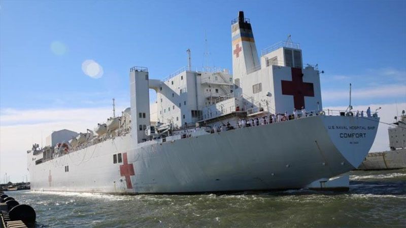 Haitianos expulsan un buque hospital de Marina de EEUU por &ldquo;ladr&oacute;n&rdquo;