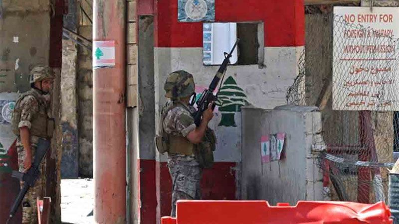 Cinco militares libaneses heridos por los enfrentamientos del campamento de refugiados palestinos
