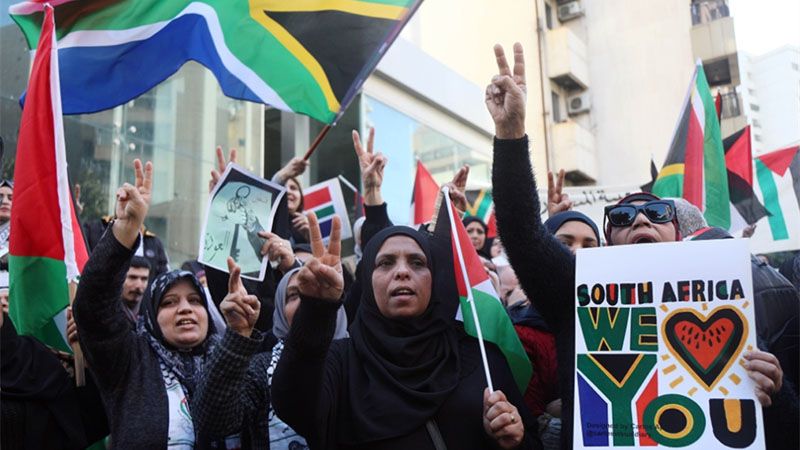 Desde Beirut saludan a Sudáfrica con un acto de solidaridad