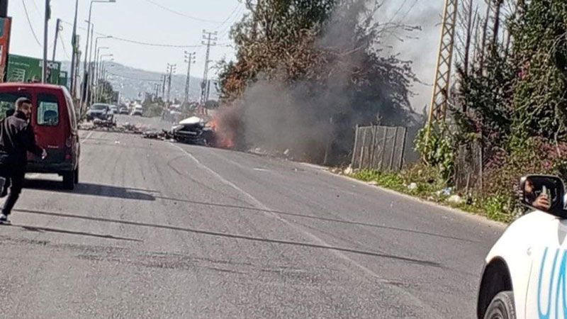 Mueren dos personas en un bombardeo israelí contra un vehículo en Tiro