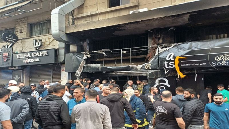 M&aacute;s de ocho muertos por un incendio en una pizzer&iacute;a en Beirut
