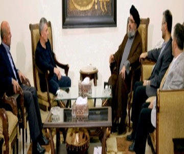 Sayyed Nasrallah recibe El Diputado Franjieh