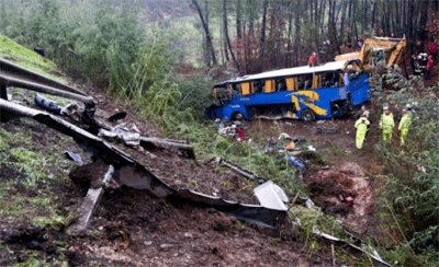 accidente de autobus en portugal, serta2