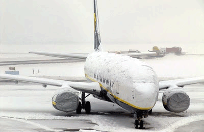 nevadas aeropuertos de ue