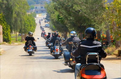 motoristas en el norte del libano