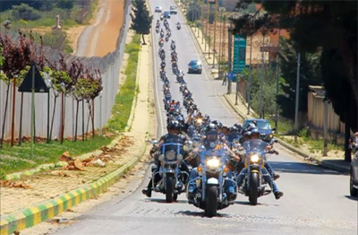 motoristas en el norte del libano