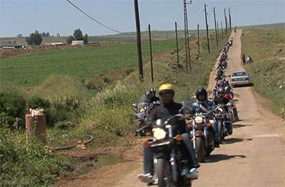 motoristas en el norte del libano