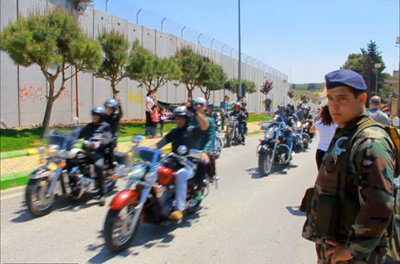 motoristas en el norte del libano