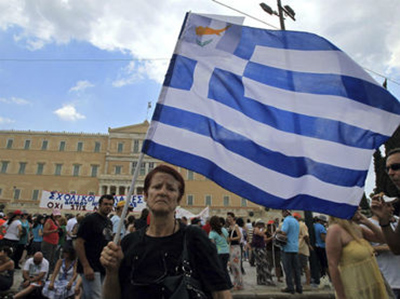 protesta en grecia