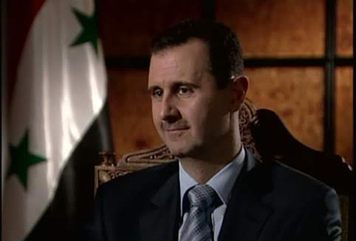 el presidente assad