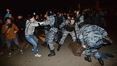 disturbios em moscu