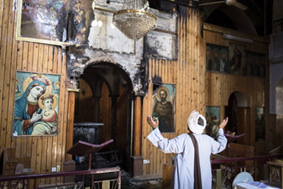 ataque contra una iglesia en el cairo