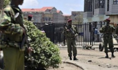 patrulla policial en kenia