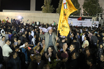 jubilo por liberacion de palestinos prisioneros