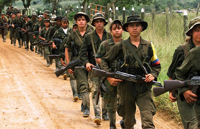 milicianos de las farc