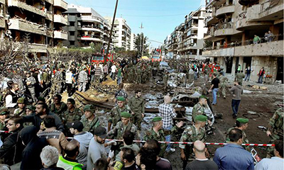 atentado suicida en beirut