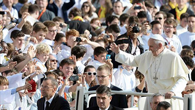 el papa en una gira