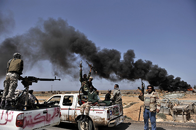 la guerra en libia