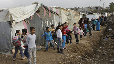 refugiados sirios en libano