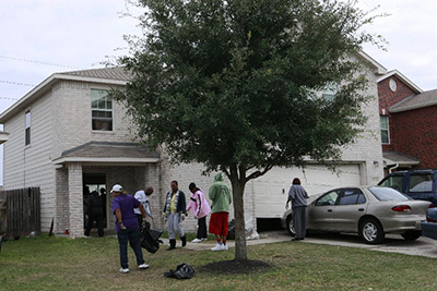 tiroteo en una casa en texas