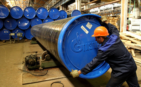 Gazprom aumenta un 16% sus exportaciones de gas a Europa en 2013