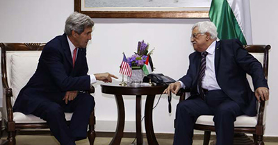 kerry se reune con abbas