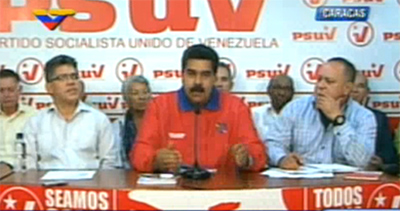 nicolas maduro en rueda de prensa