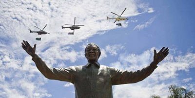 la estatua de mandela