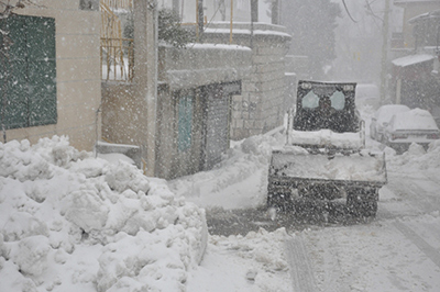 temporal de nieve en libano