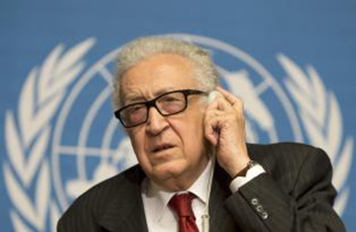 el mediador internacional lajdar brahimi