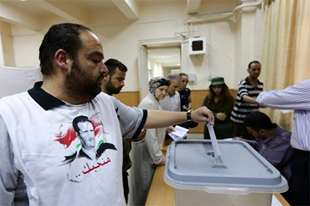 votacion en siria