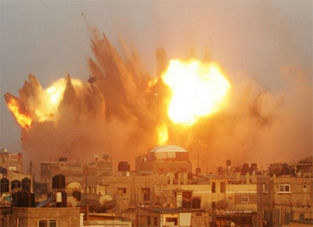 bombardeo israeli sobre gaza