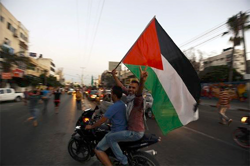 celebran la victoria en gaza