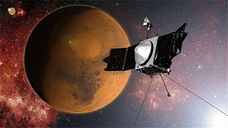 el explorador maven llega a marte