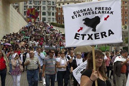 manifestacion por los presos de eta