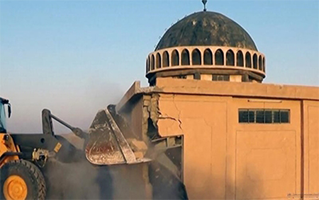destruir un mausoleo en iraq