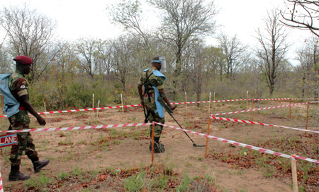 desminado en mozambique