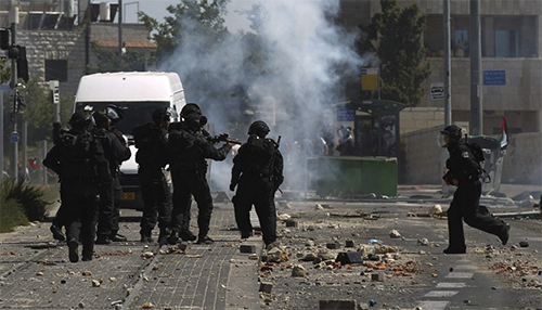 soldados sionistas en jerusalen