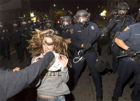 protestas en California