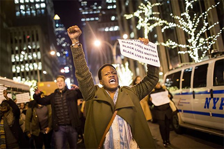 protestas en Nueva York