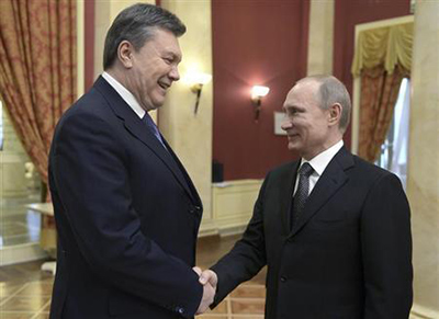 encuentro privado entre putin y yanukovich