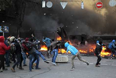 incendios en kiev